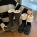 Chinese Style Long Cotton For Women 2025 Winter New Super Popular Retro Warm Versatile Petite Thick-Soled Snow Boots_vogvips.com