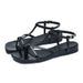 MingLiu Ladies' Slim Strap Sandals, Women's 2025 Summer New Casual Small Fragrant Style Sandals, French Buckle Clip Toe Out Women's Shoes_vogvips.com