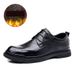Men's Classic Derby Shoes - Formal & Business Casual Leather Oxfords With Rubber Sole, Comfortable & Durable For Office, Wedding, And Daily Wear_vogvips.com
