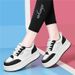 2025 New Thick-Soled Height-Increasing White Sneakers For Women, Autumn And Winter Shoes, Comfortable Casual Versatile Sports Board Shoes For Women_vogvips.com
