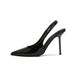 2024 Summer High Heels For Women, Stiletto Closed Toe Backless Sandals, Mirror Surface, Size, Cross-Border Shipping,_vogvips.com