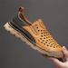 Social Wear Driving Handmade Leather Mens Casual Outdoor Male Loafers Moccasins Slip On Flats Leisure Walking Shoes_vogvips.com