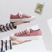 Spring New Canvas For Female Students Korean Fashion Board Cookie Net Red Cloth Low Top Shoes_vogvips.com