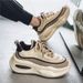 2026 New Men's Sports Shoes, Versatile Breathable Running Shoes, Thick Sole, Air Cushion, Height Increase, Trendy Dad Shoes_vogvips.com