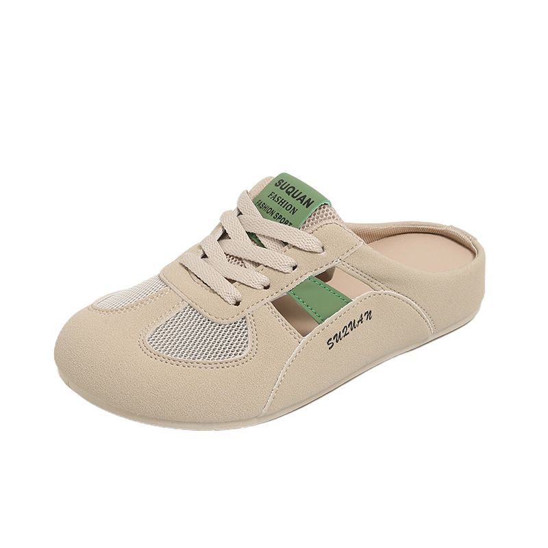 Half-white Shoes Women's Mesh Breathable Student Board Shoes Casual Shoes Increase Orgasm_vogvips.com