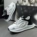 Gump Thick-Soled Forrest Men's Shoes 2025 New Breathable Mesh Sports Running Casual Trendy White Dad Sneakers_vogvips.com