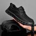 Italian Summer New Men's Casual Soft Sole Dad Pure Handmade Leather Shoes_vogvips.com