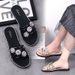 New Fashion All Match Flip Flops, Elegant And High End French Sandals, Beach Flat Slippers_vogvips.com