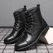 New Autumn Winter Martin Fashion Large Size Pointed Toe Leather Boots High Top British Casual Men's Shoes 98666_vogvips.com