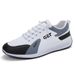 Euro Step Slip-On Spring Sports Running Lightweight White Thick-Soled Casual Agan Men's Shoes_vogvips.com