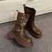Brown For Women 2024 New Autumn Thick-Soled Mid-Calf Two-Way Slim Short Boots With A High-End Feel_vogvips.com