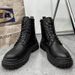 European Warm Series Men's Shoes Four Seasons Fashion Trend Side Zipper Motorcycle High-top Ankle British Style Versatile Wear-resistant_vogvips.com