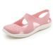 2025 New Casual Fashion Soft Bottom Baotou Beach Mom's Hole Shoes Plastic Sandals Women's Summer_vogvips.com