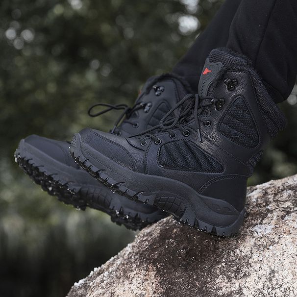 Men's Casual Shoes Outdoor Boots Travel Large Size High Top Outdoor Leisure Snow Boots Trendy Fashion Sports Hiking Shoes_vogvips.com