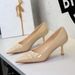 9577-1 European American Style Party Shoes For Women, Patent Leather, Pointed Toe, Shallow Cut, Sexy Stiletto Heel,_vogvips.com