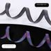 Holographic Rainbow Reflective Shoelaces – Prismatic Color-Shifting (Black & White Trim Options) – 80cm To 160cm Lengths_vogvips.com