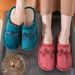 Winter Women, Non-Slip Thick Sole, 2024 New Plush Couple Home Warm Indoor Cotton Slippers For Men_vogvips.com
