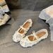 Chinese Bow Low Heel Mesh Breathable Single For Women Early Spring New Ballet Style Fairy Mary Jane Shoes_vogvips.com