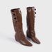 Women's Shoes Autumn New Style Belt Buckle Inner Heightening High Tube Slim Sexy Riding Two Wear Knight Trouser Boots Martin Women's Boots_vogvips.com