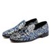 Men's embroidered foot shoes Retro fashion all match casual shoes_vogvips.com