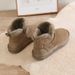 Northeast Subzero Snow Boots For Women 2024 New Winter Sheepskin Fleece-Lined Short Low-Cut Non-Slip Warm Cotton Shoes_vogvips.com