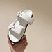 Floral Hook & Loop Sandals For Women - Adjustable Metal Buckle Strap Flat Roman Gladiator Sandals_vogvips.com