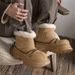 Buffny Winter Snow Boots For Men & Women - Waterproof Slip-Resistant Suede Mid-Calf Boots With Faux Fur Lining, Platform Sole & 3-5cm Heel_vogvips.com