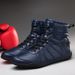 Boxing Shoes Unisex Shoes And Boxing Shoes Fighting Shoes Couples Non Slip Lightweight Sanda Training Shoes Fighting Shoes Professional Competition Shoes_vogvips.com