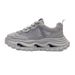 Summer Solid Color Thick-Soled Dad For Men, Lightweight And Versatile Casual Sports Shoes With Breathable Mesh_vogvips.com