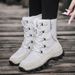 Winter New Snow Boots For Women With Thick Fleece, Warm And Wear-resistant Cotton Shoes, Waterproof Thick Sole For Women_vogvips.com