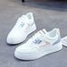 35-44 Foreign Trade Plus Size 2026 Spring And Autumn New Women's Versatile Casual White Shoes Thick-Soled Sneakers For_vogvips.com