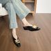 Weiwei Women's High-End Square Toe Flat Sandals Half Slip-On Closed Toe Shoes with Square Buckle 8866 1_vogvips.com