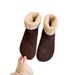 Two-Way Martin Warm Snow 2025 Autumn Winter New Furry Retro Fleece Short Boots Women's Shoes_vogvips.com