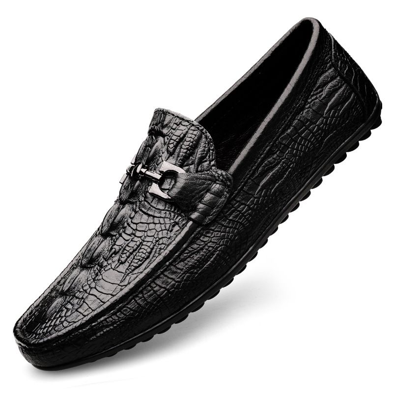 Casual Foot Cover Single Layer Men's Shoes Men's Casual Leather Shoes_vogvips.com