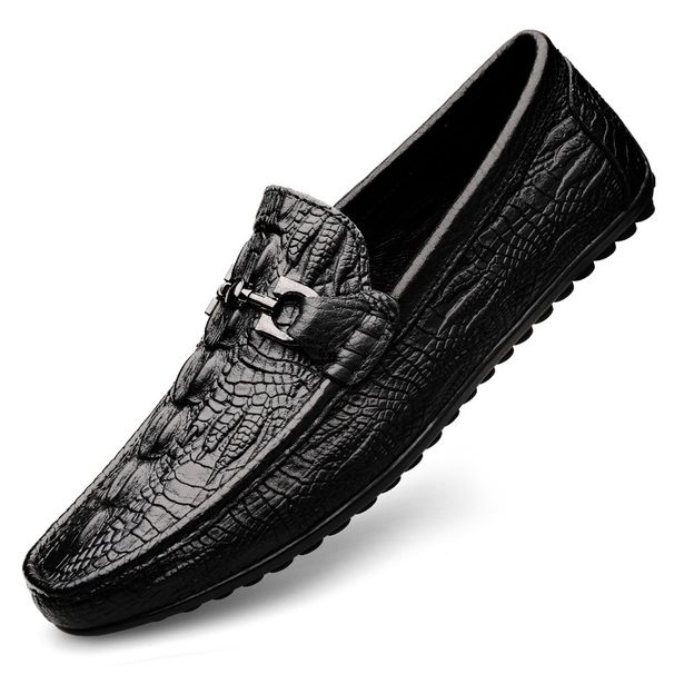Casual Foot Cover Single Layer Men's Shoes Men's Casual Leather Shoes_vogvips.com