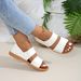 Large Size Summer New Fairy Style Flat Bottomed Soft Soled With A Back Bag And Roman Beach Sandals For Women_vogvips.com