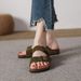 In Stock Sizes 35-46 Genuine Leather Retro Shoes Height Increasing Slippers One-Strap Beach Slippers For Women_vogvips.com