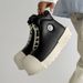 Men's Shoes Big Head High Top Shoes Men And Women Thick Bottom Heightening Martin Boots Niche High Street Style Board Shoes Couple Bread Shoes_vogvips.com