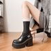 Autumn Winter New Style Petite Over-the-Knee Long High Chunky Heel Thick Sole Height Increasing 2025 Elastic Slim Boots_vogvips.com