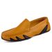 Trendy Driving Men's Shoes Breathable Genuine Leather Soft Sole Sneakers Men's Business British Style Versatile Casual L_vogvips.com