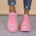 2024 Dad Mesh Breathable White Thick Sole Height Increasing Casual Export Large Size Sports Women's Shoes_vogvips.com