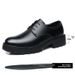 Elevated Dress Shoes For Men 5cm Height Increasing Leather Low-cut Formal Footwear_vogvips.com
