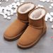 Women's Short Boots Flat Cotton Boots With Lint All Go With Student Cotton Shoes_vogvips.com