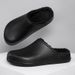 Winter EVA Men's Slippers Plush Warm Waterproof Oil-proof Men Chef Non-slip Kitchen Work Couple Home Soft Sole Shoes_vogvips.com