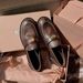 Classic College-Style Shoes In Stock, Color-Block Design, Slip-On Soft Sole Loafers_vogvips.com