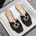 2026 Summer New Fairy Style Women's Slippers Outdoor Wear, White Flat Sandals, Fashionable Plus Size Sandals For Women,_vogvips.com
