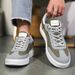 Autumn Casual Plus Size Board Flat Sports Men's New Student Skateboard Shoes_vogvips.com