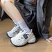 Dad Shoes Female Student Sports Running Casual Shoes Platform Height Increase_vogvips.com