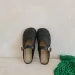 Women Hollow Woven Mary Jane Mules Buckle Strap Flat Slide Sandals_vogvips.com