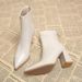 98158-11 Pointed Toe High Heel Ankle For Women 2025 Trendy Fashionable Autumn Winter Versatile Slim Boots_vogvips.com